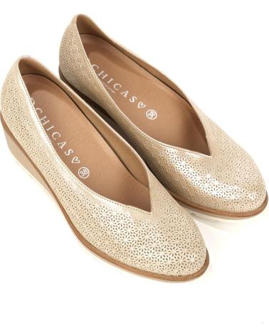 Mocassini per Donna DCHICAS MOCASINES 3746 BEIGE