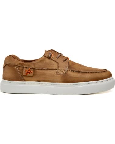 Zapatos de Hombre CETTI HOMBRE ZAPATILLAS C-1349 USED TIN CUERO MARRóN