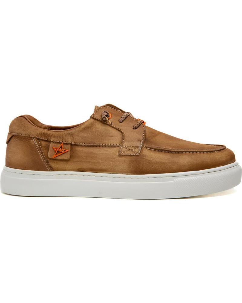 Zapatos de Hombre CETTI HOMBRE ZAPATILLAS C-1349 USED TIN CUERO MARRóN