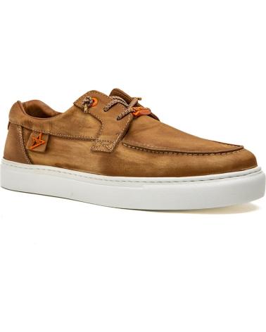 Zapatos de Hombre CETTI HOMBRE ZAPATILLAS C-1349 USED TIN CUERO MARRóN