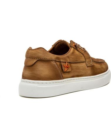 Zapatos de Hombre CETTI HOMBRE ZAPATILLAS C-1349 USED TIN CUERO MARRóN