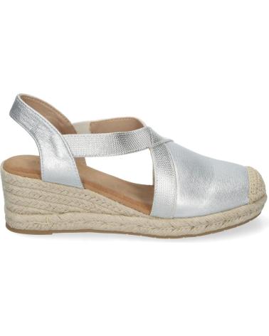 Sandali per Donna puntosalao SANDALIAS PLATEADAS DE CUNA BAJA EN YUTE COMODAS PARA MUJER  VARIOS COLORES