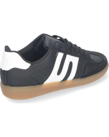 Sneaker für Damen PUNTO SALAO ZAPATILLAS PLANAS COMODAS PARA MUJER COLOR G-011 NEGRO