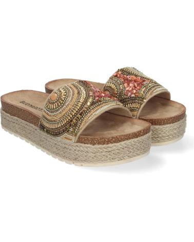 Sandali per Donna PUNTO SALAO SANDALIAS DORADAS DE PLATAFORMA COMODAS ESTILO BIO PARA MUJE AMARILLO