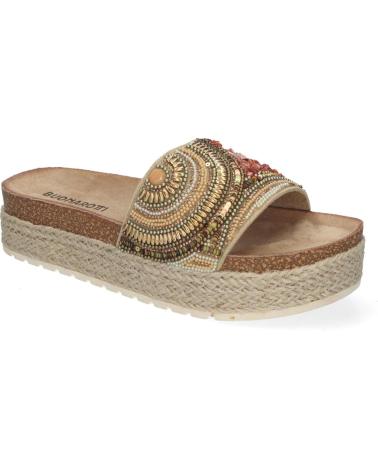 Sandali per Donna PUNTO SALAO SANDALIAS DORADAS DE PLATAFORMA COMODAS ESTILO BIO PARA MUJE AMARILLO