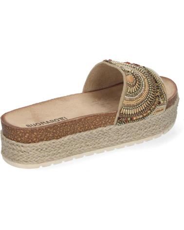 Sandali per Donna PUNTO SALAO SANDALIAS DORADAS DE PLATAFORMA COMODAS ESTILO BIO PARA MUJE AMARILLO