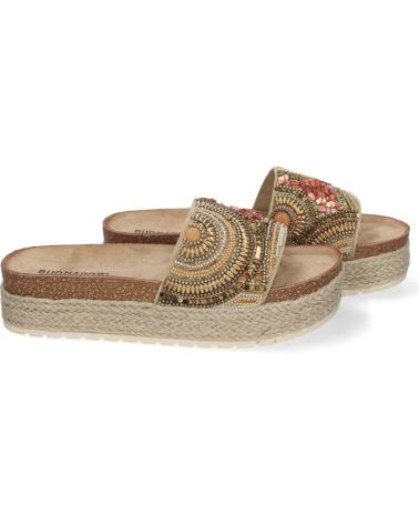 Sandali per Donna PUNTO SALAO SANDALIAS DORADAS DE PLATAFORMA COMODAS ESTILO BIO PARA MUJE AMARILLO