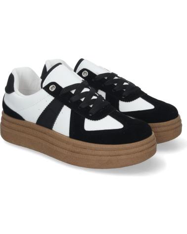 Sneaker-De-Mujer-PUNTO-SALAO-ZAPATILLAS-DEPORTIVAS-COMODAS-ELEGANTES-CON-PLATAFORMA-COLOR-NEGRO