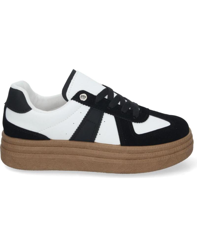 Sneaker-De-Mujer-PUNTO-SALAO-ZAPATILLAS-DEPORTIVAS-COMODAS-ELEGANTES-CON-PLATAFORMA-COLOR-NEGRO