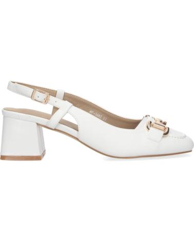 Sandali-De-Mujer-PUNTO-SALAO-ZAPATOS-DE-TACON-BAJO-ESTILO-SALON-PARA-MUJER-COLOR-BLANCO-H-VARIOS-COLORES