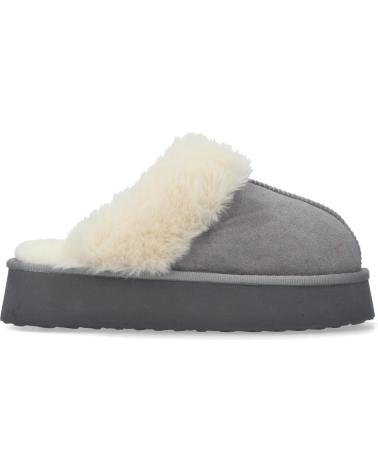 Zuecos-De-Mujer-PUNTO-SALAO-ZAPATILLACONPLATAFORMAYFORRADASENPELOCOLORGRISMUJEREV277-VARIOS-COLORES