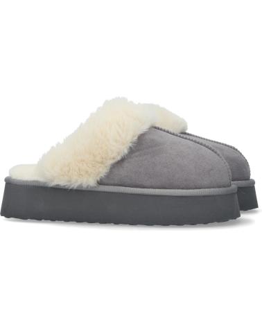 Zuecos-De-Mujer-PUNTO-SALAO-ZAPATILLACONPLATAFORMAYFORRADASENPELOCOLORGRISMUJEREV277-VARIOS-COLORES