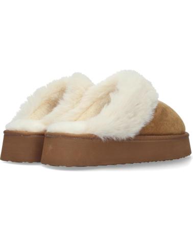 Tamancos-De-Mujer-PUNTO-SALAO-ZAPATILLACONPLATAFORMAYFORRADASENPELOCOLORCAMELMUJEREV277-VARIOS-COLORES