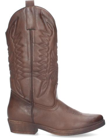 Bottes-De-Mujer-PUNTO-SALAO-BOTAS-ALTAS-TACON-CAMPERO-BAJO-PARA-MUJER-COLOR-CUERO-C19004-VARIOS-COLORES