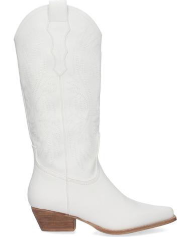 Bottes-De-Mujer-PUNTO-SALAO-BOTAS-CAMPERAS-TACON-BAJO-ESTILO-COWBOY-PARA-MUJER-COLOR-BLA-VARIOS-COLORES