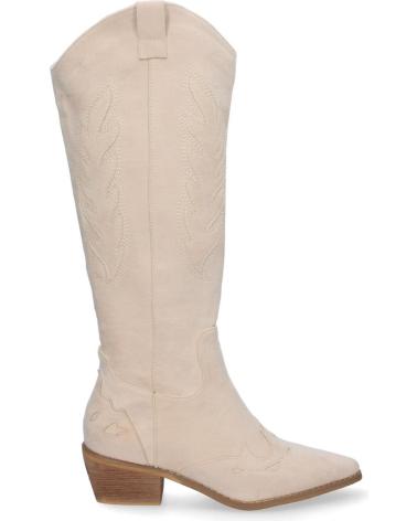 Botas-De-Mujer-PUNTO-SALAO-BOTAS-CAMPERAS-ALTAS-TACON-BAJO-MUJER-COLOR-BEIGE-PARA-MUJER-VARIOS-COLORES