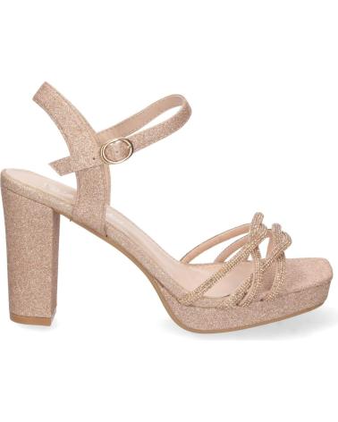 Sandalen-De-Mujer-PUNTO-SALAO-SANDALIAS-DORADAS-DE-VESTIR-DE-TACON-ANCHO-MATERIAL-BRILLO-M-VARIOS-COLORES