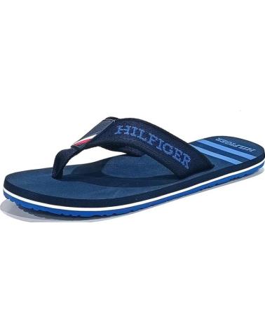 Infradito per Uomo TOMMY HILFIGER CHANCLAS SPORTY HILFIGER BEACH SANDAL MARINO