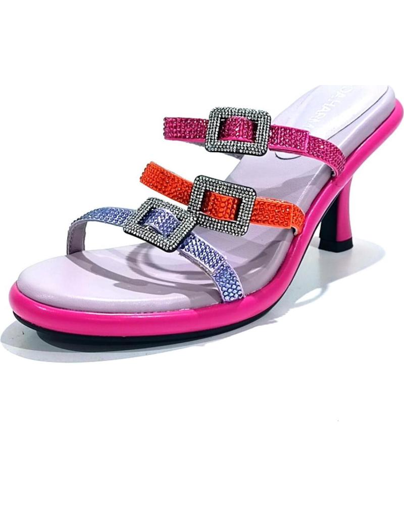 Sandalias de Mujer NOA HARMON SANDALIA VESTIR EN TEXTIL CON TACON FUXIA