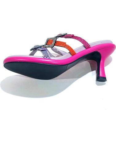 Sandalias de Mujer NOA HARMON SANDALIA VESTIR EN TEXTIL CON TACON FUXIA