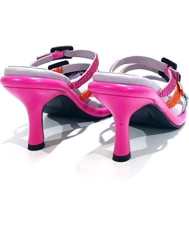 Sandalias de Mujer NOA HARMON SANDALIA VESTIR EN TEXTIL CON TACON FUXIA