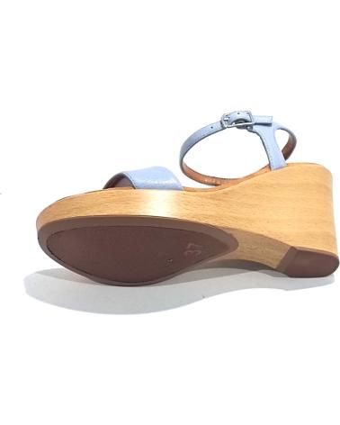 Sandalias de Mujer UNISA SANDALIA CASUAL DE PIEL CON CUNA Y PLATAFORMA JEANS