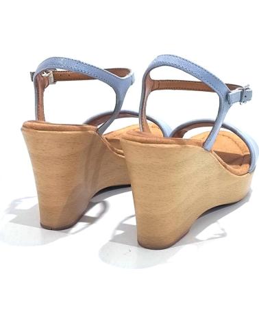 Sandalias de Mujer UNISA SANDALIA CASUAL DE PIEL CON CUNA Y PLATAFORMA JEANS