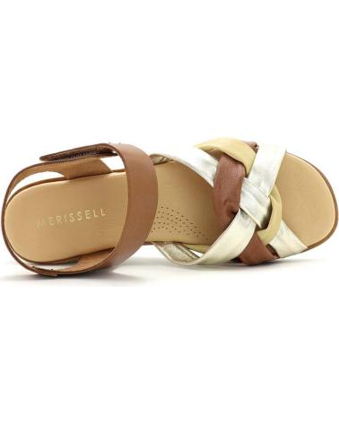 Sandales pour Femme MERISSELL SANDALIA TUBULARES 902 CUERO MULTICOLOR