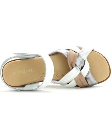 Sandalias de Mujer MERISSELL SANDALIA TUBULARES 922 PLATA MULTICOLOR