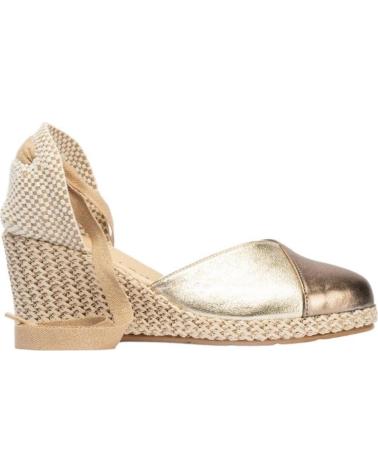 Sandalias de Mujer PITILLOS ALPARGATAS ORO PLATA VIEJA