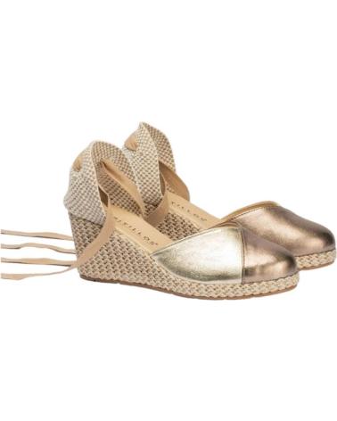 Sandales pour Femme PITILLOS ALPARGATAS ORO PLATA VIEJA