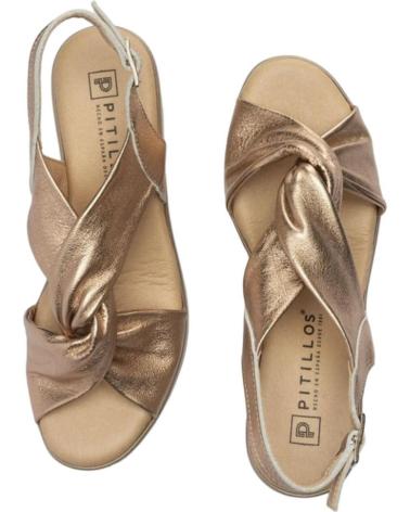 Sandalias de Mujer PITILLOS SANDALIAS CUNA DORADAS ORO