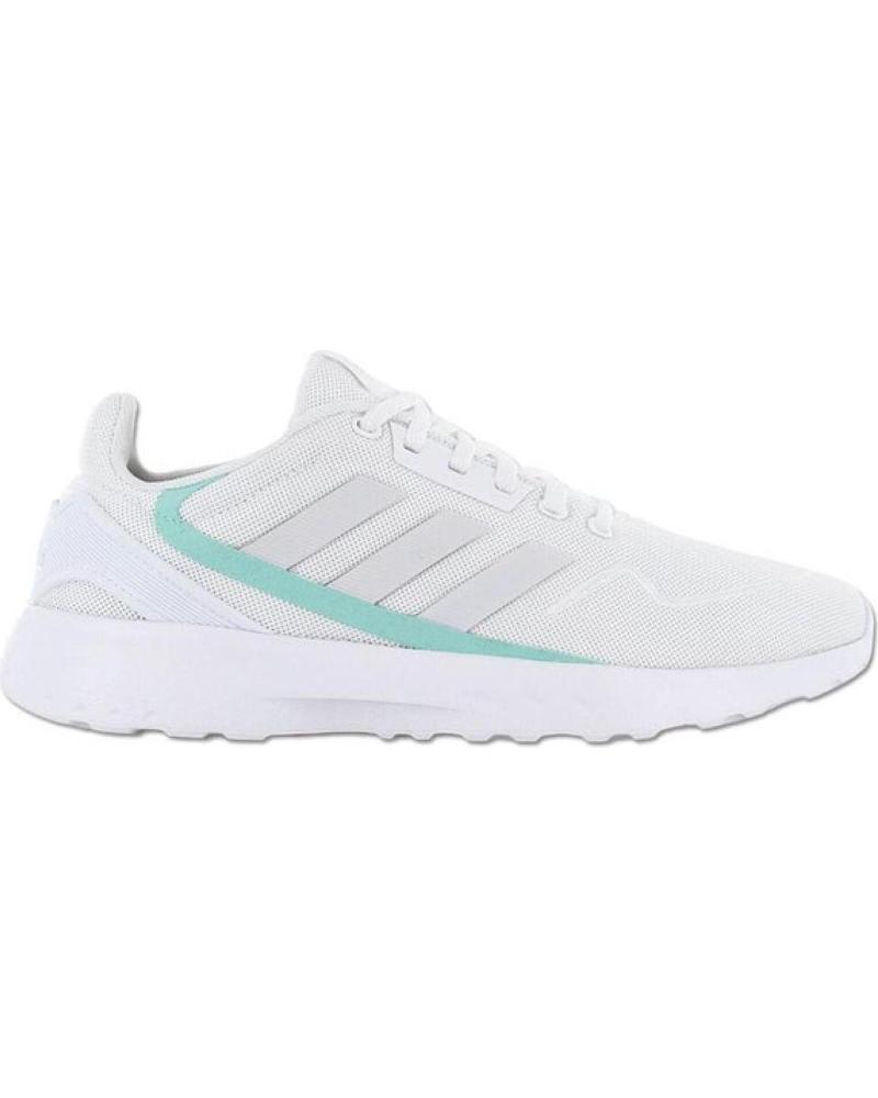 Deportivas de Mujer y Niña ADIDAS NEBZED RUNNING MUJER EG3698 BLANCO-VERDE