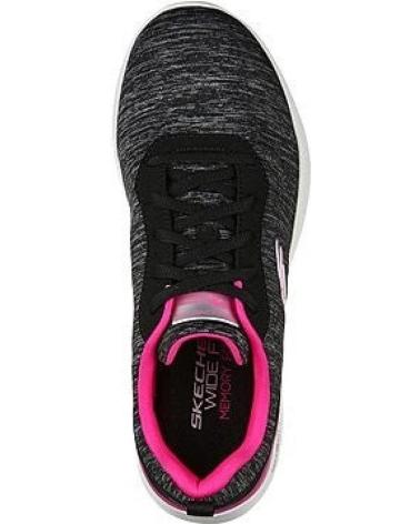 Sportivo per Donna e Bambina SKECHERS DYNAMIGHT-PARADISE WAVES 149344BKHP GRIS JASPEADO-FUCSIA