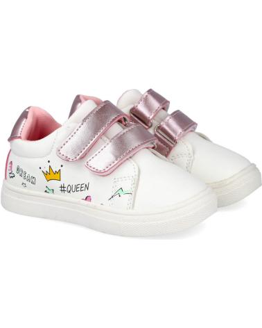 Sportivo per Bambina BUBBLE BOBBLE BUBBLE KIDS A3631-S ZAPATILLAS DEPORTIVAS NIÑA BLANCO