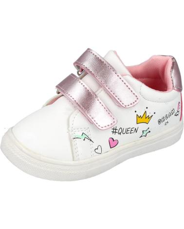 Sportivo per Bambina BUBBLE BOBBLE BUBBLE KIDS A3631-S ZAPATILLAS DEPORTIVAS NIÑA BLANCO
