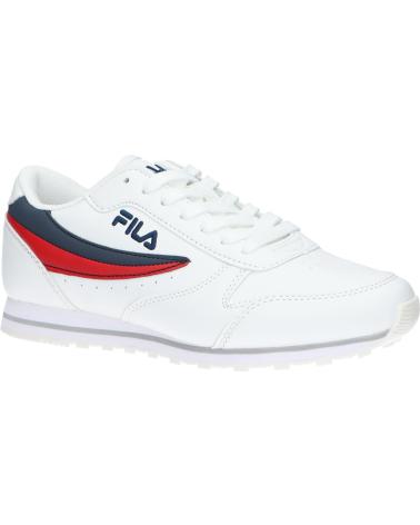 Zapatillas deporte pour Femme et Fille et Garçon FILA FFT0014 ORBIT LOW 13032 WHITE-DRESS BLUES