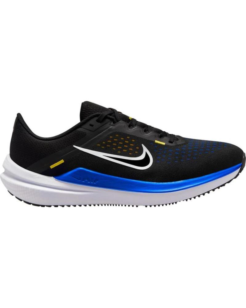 Sapatilhas de Homem NIKE DV4022-005 WINFLO 10 BLACK-WOLF GREY-RACER BLUE-HIGH VOLTAGE