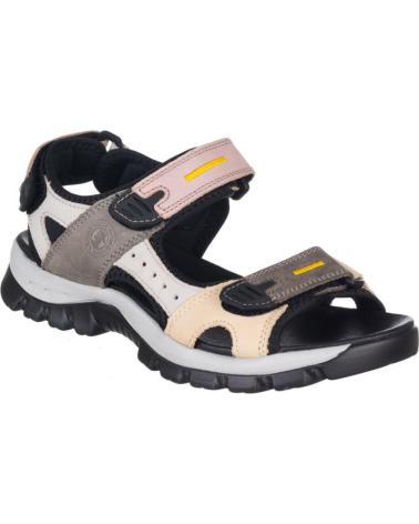 Sandali per Donna CORONEL TAPIOCCA SANDALIAS PLANAS T660 MUJER GRIS