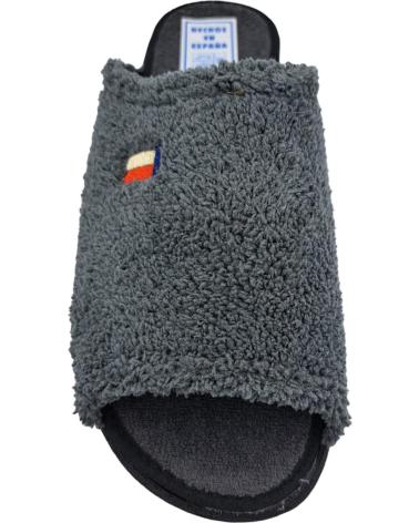 Hausschuhe für Herren CALZADOMANIA ZAPATILLA CASA RIZ GRIS