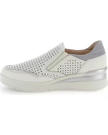 BASKETS FEMME STONEFLY CREAM 50 NAPPA LTH BLANC BLANCO
