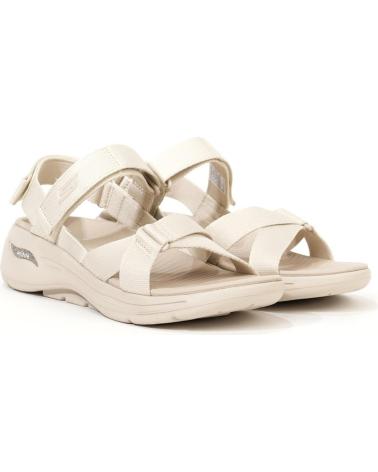 Sandalias de Mujer SKECHERS GO WALK ARCH FIT SANDAL BEIG BEIG