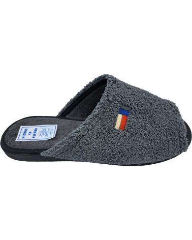 Calzado de casa de Hombre CALZADOMANIA ZAPATILLA CASA RIZ GRIS