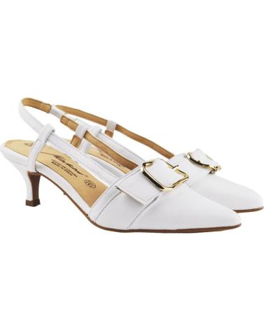Schuhe für Damen angelitos SALON FIESTA DESTAALONADO HEBILLA 1505 BLANCO