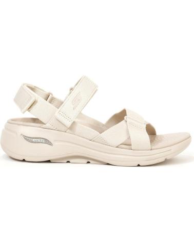 Sandalias de Mujer SKECHERS GO WALK ARCH FIT SANDAL BEIG BEIG