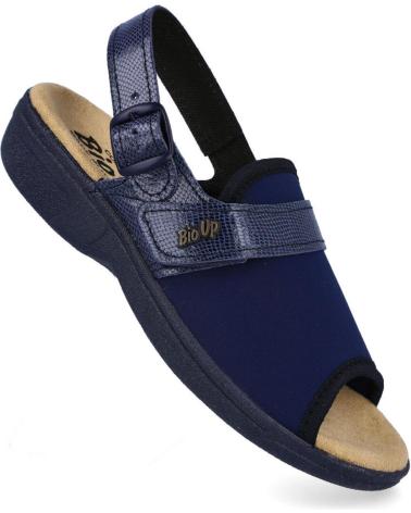 Pantofole per Donna BUBBLE BOBBLE BIOUP 1416-S SANDALIAS DE LYCRA PARA MUJER AZUL