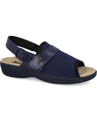 Hausschuhe für Damen BUBBLE BOBBLE BIOUP 1416-S SANDALIAS DE LYCRA PARA MUJER AZUL