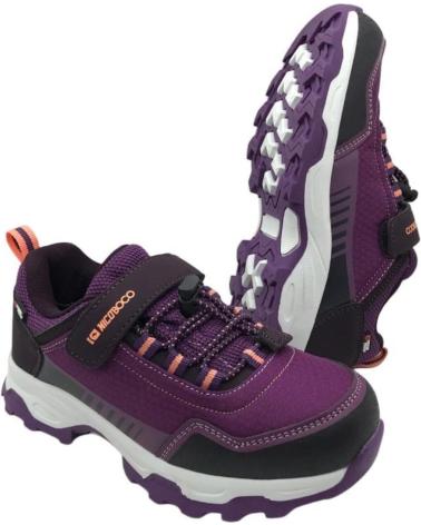 Sportif pour Fille NICOBOCO ZAPATILLA TRECKING NINA KONER R ROSA