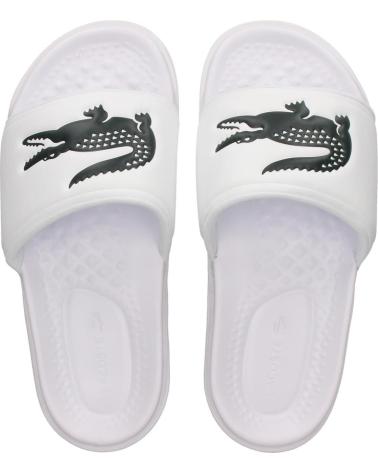 LACOSTE CHANCLAS SERVE SLIDE DUAL BLANCO