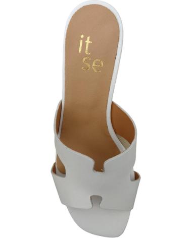 Sandalias de Mujer ITSE TIZ5 1221-H- WHITE BLANCO